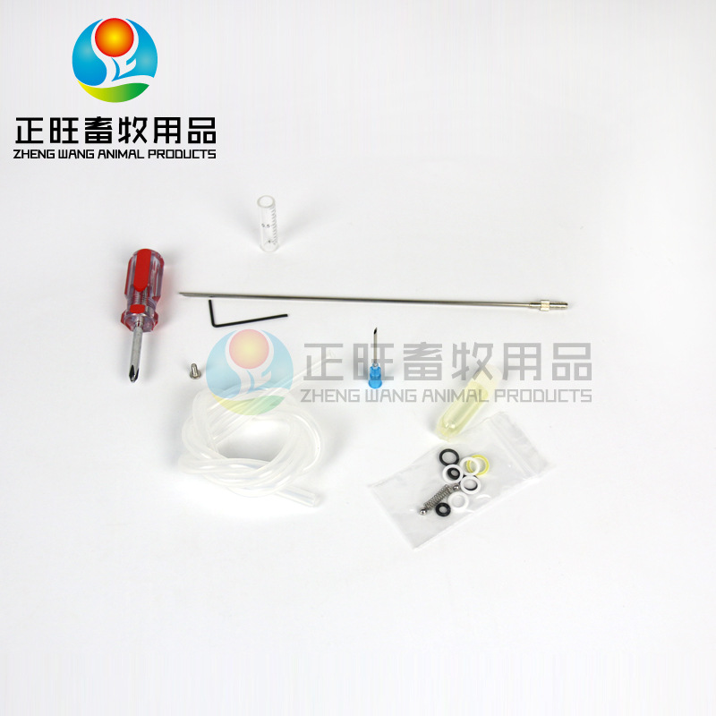 HAIMUXING 121 inyector continuo ajustable para aves de corral vacuna de pollo veterinario inyector continuo de 1 ml vacuna