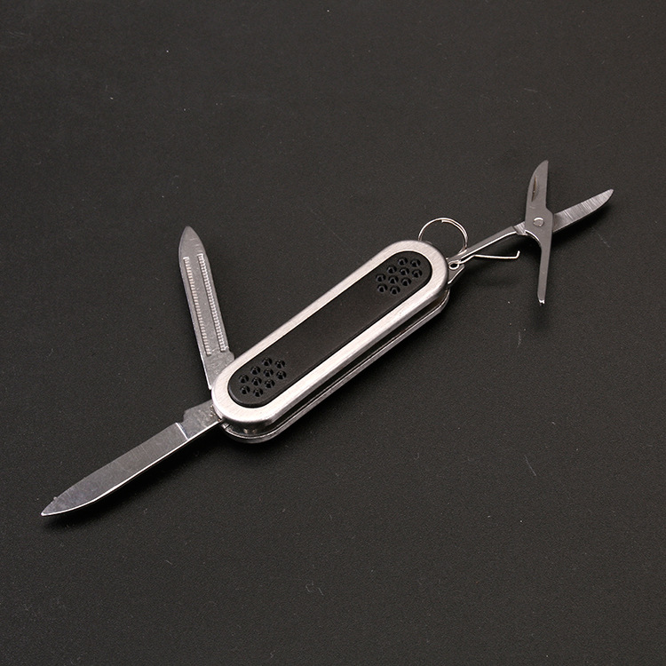 多功能3开小刀 多功能折叠小刀 便携式户外小刀礼品小刀