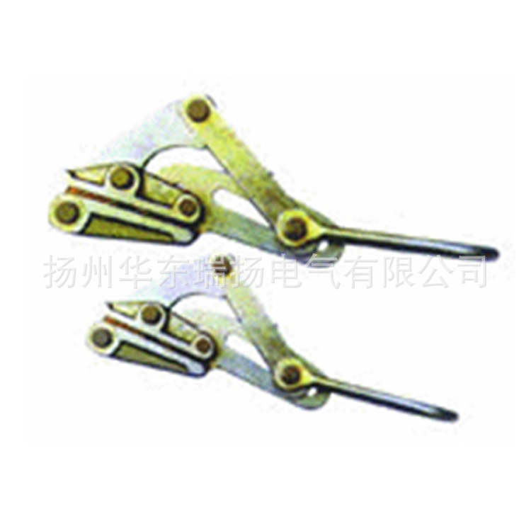 地线卡线器 钢绞线卡线器 电力拉线铁夹头双凸轮钢绞线卡线器