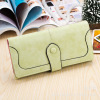 Long retro wallet, matte shoulder bag, Korean style