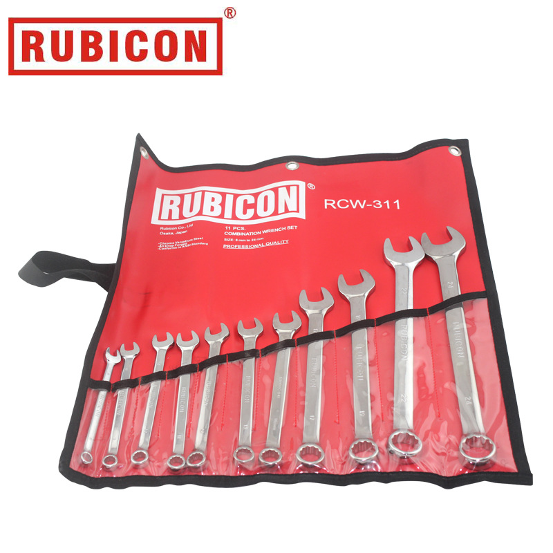RUBICON罗宾汉RCW-311梅开扳手组 11支套装美式两用梅开扳手