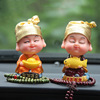 lovely Shaking head Monk Nunnery Doll originality Car Accessories Decoration Security and peace vehicle decorate Car accessories