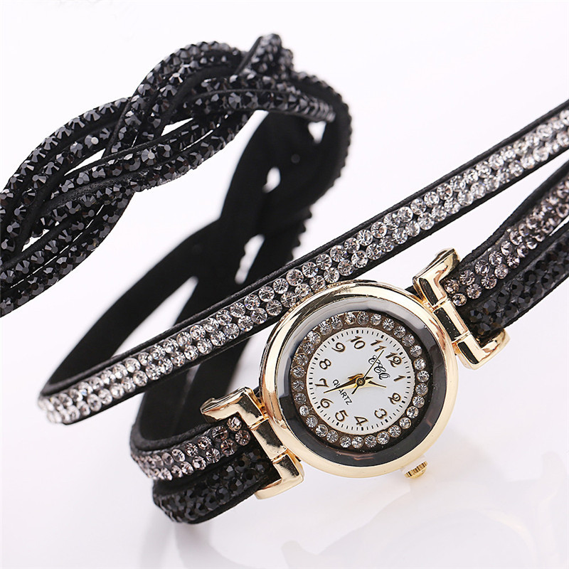 Twisted Velvet Bracelet Watch - Image 13