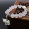 Fashionable fresh accessory, retro beads, bracelet, European style, cat's eye, wholesale