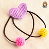 Woven children's pony handmade, hair accessory, Korean style, South Korea, new collection