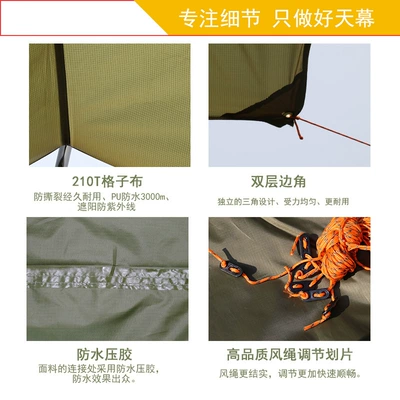 aluminum alloy beach canopy – Çadırlar