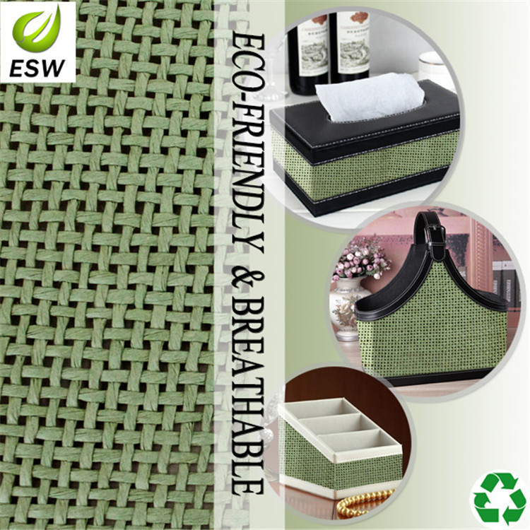 厂家批发YQ-Z-8211A环保天然纸草编织布料