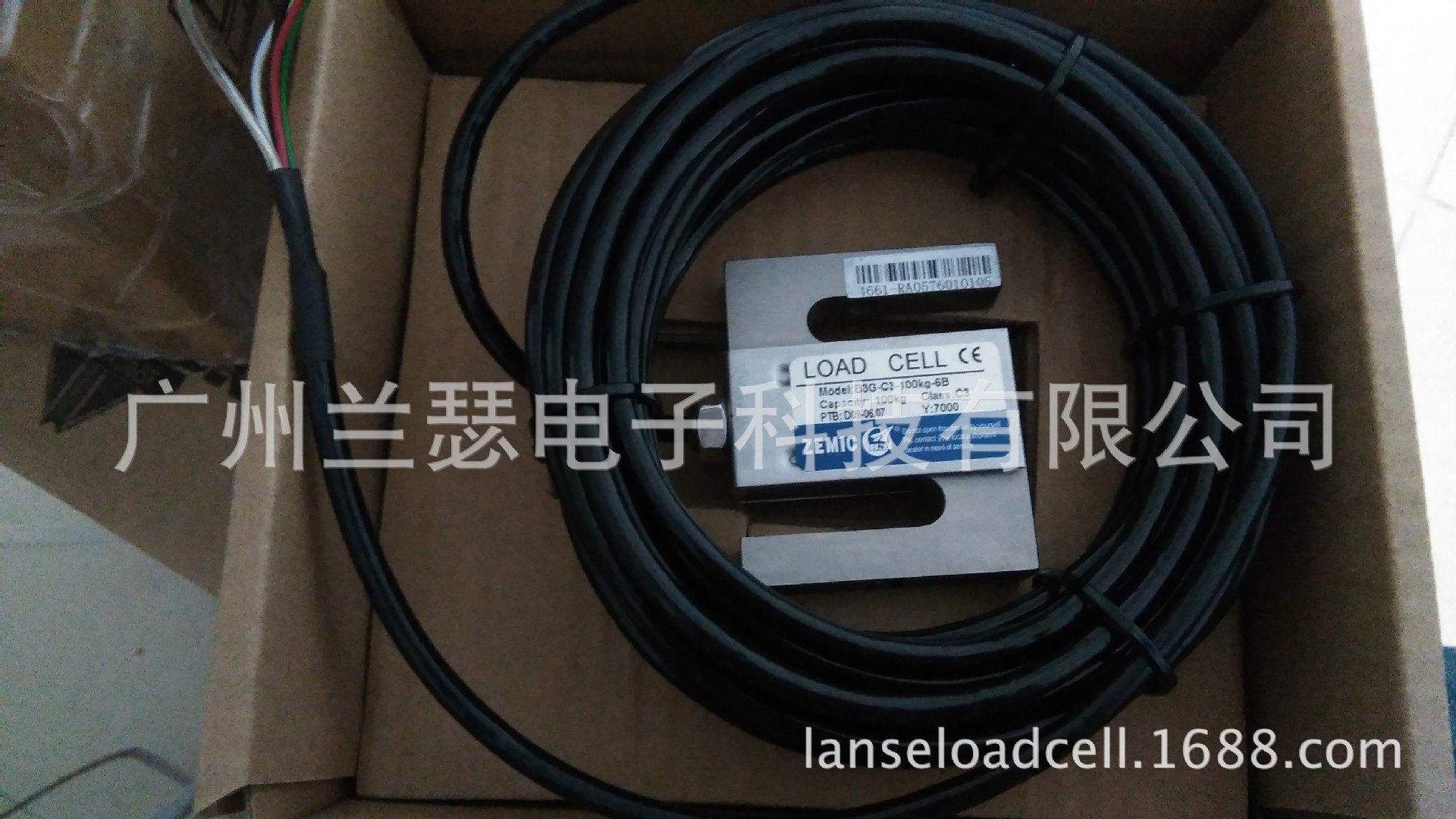 B3G-C3-100KG-6B-D51称重传感器 美国zemic华南区经销商