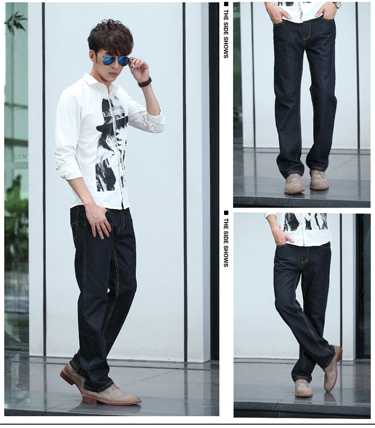 Jeans pour adolescent droite en vrac en coton pour été - Ref 1462938 Image 14