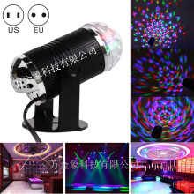 LED筒灯 迷你水晶魔球灯 七彩旋转灯 舞台彩灯KTV酒吧