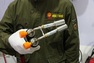 液化气焊铁_丁双管we53液化气多孔单独烧焊铝