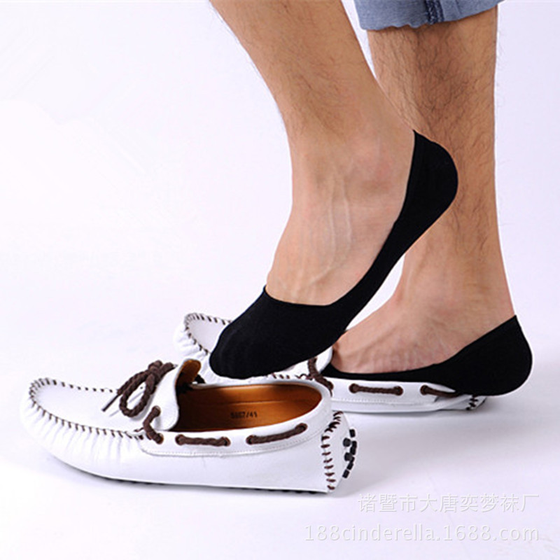 Boat Shaped Short Leg Super Shallow Mouth Invisible Socks Boat Socks Men's Trendy Summer Ultra Short Socks Sailing Socks Bed Socks Men's Wholesale