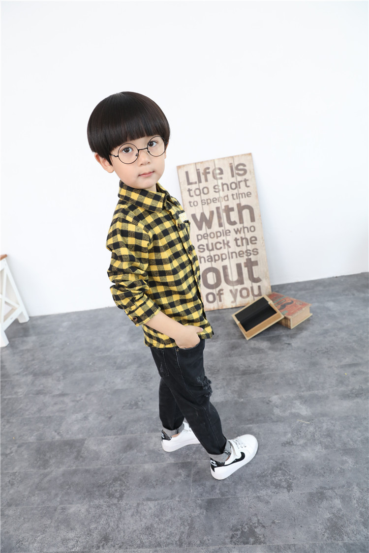 Chemise garcon à manche longue - Ref 2077353 Image 28