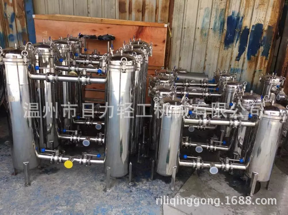 不锈钢双联袋式过滤器，不锈钢袋式过滤器，袋式过滤器厂家直供