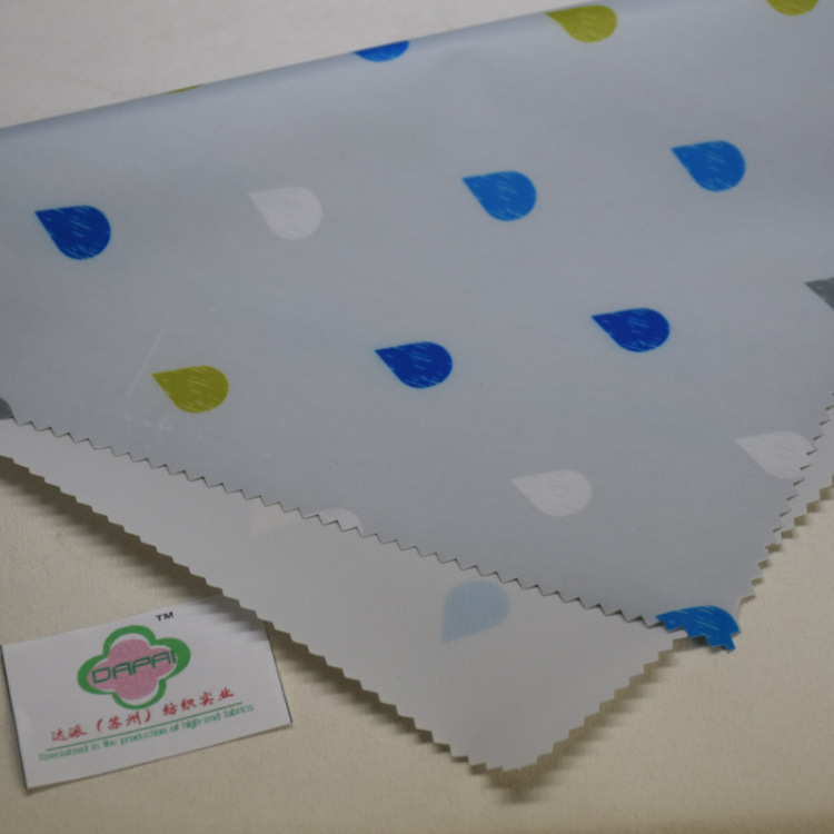 多种花型 供应190T 印花涤塔夫 PVC加厚 用于冰垫雨衣气模