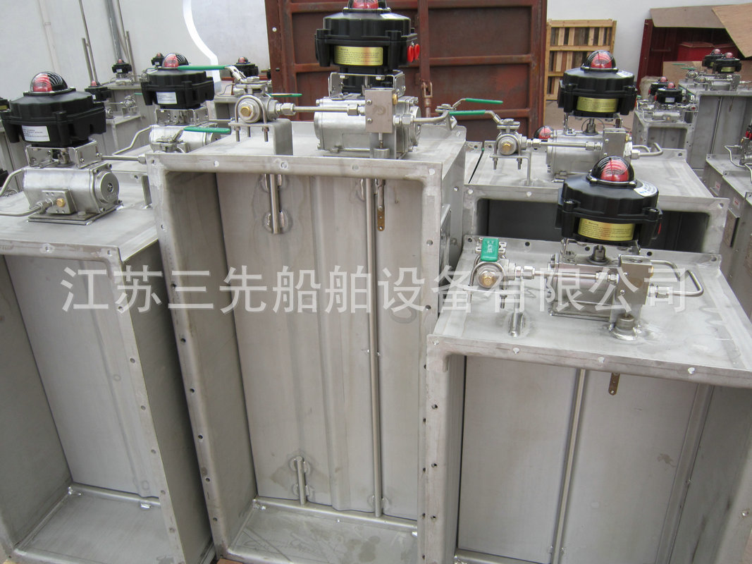 厂家供应 不锈钢气动防火风闸 三先船用气动防火风闸-阿里巴巴