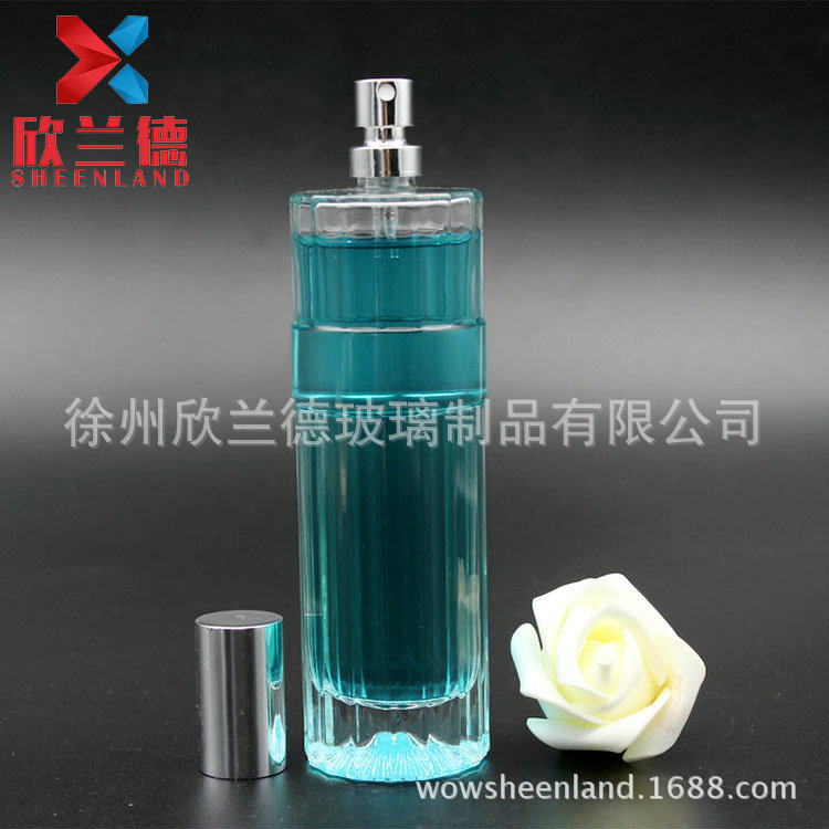 现货供应 100ml 玻璃香水瓶 抛光玻璃瓶