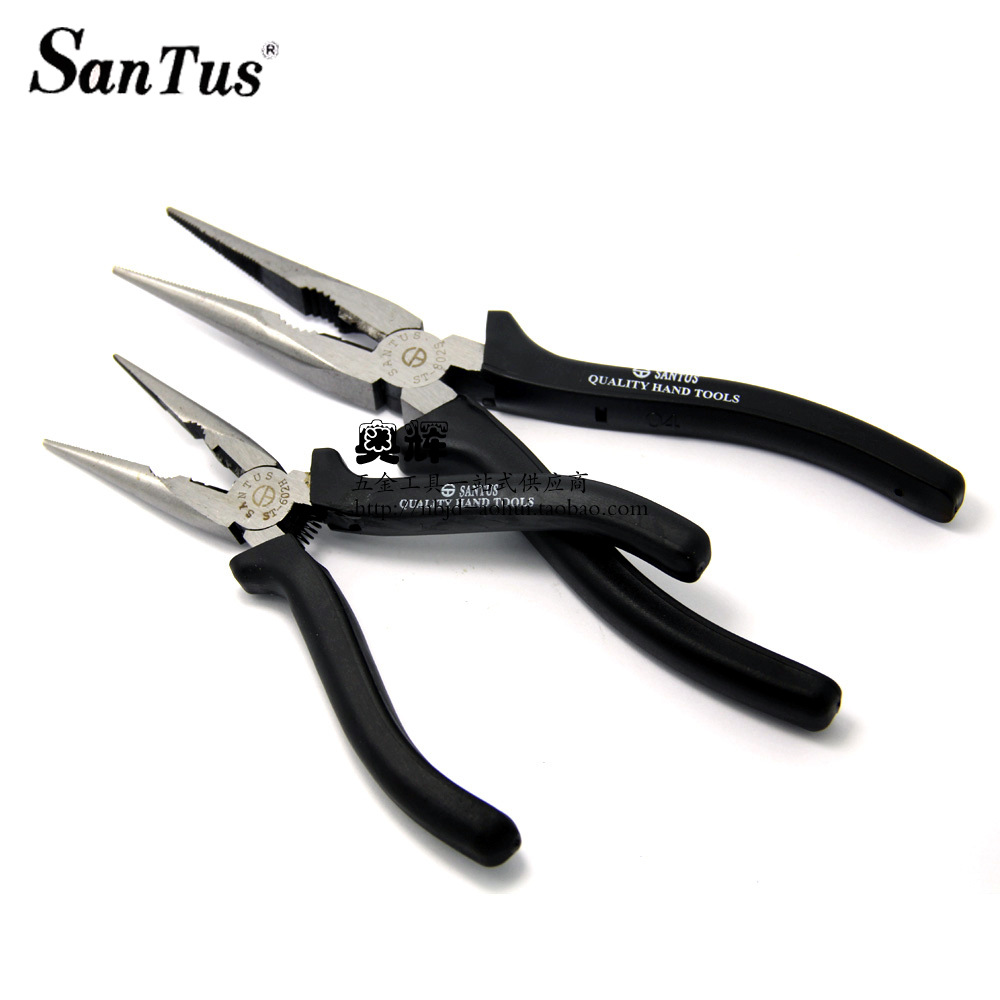 山特斯电工多功能尖咀钳 6寸ST-602H 8寸ST-802S 尖嘴钳可压端子