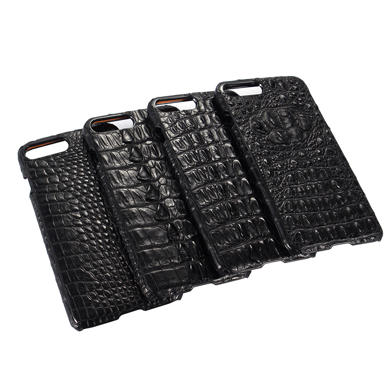 i-idea Handmade Luxury Genuine Real Crocodile Skin Leather Case Cove for Apple iPhone 7 Plus & iPhone 7