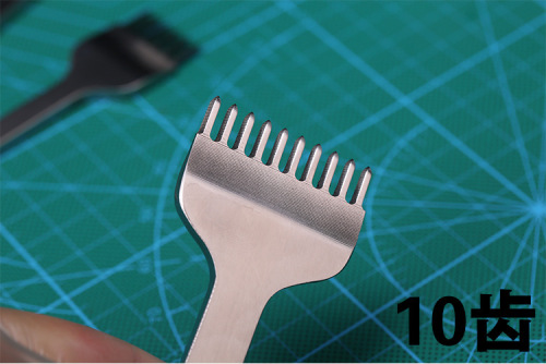 DIY leather punching tool white steel diamond puncher white steel diamond punch 3/4/5/6mm spacing single set