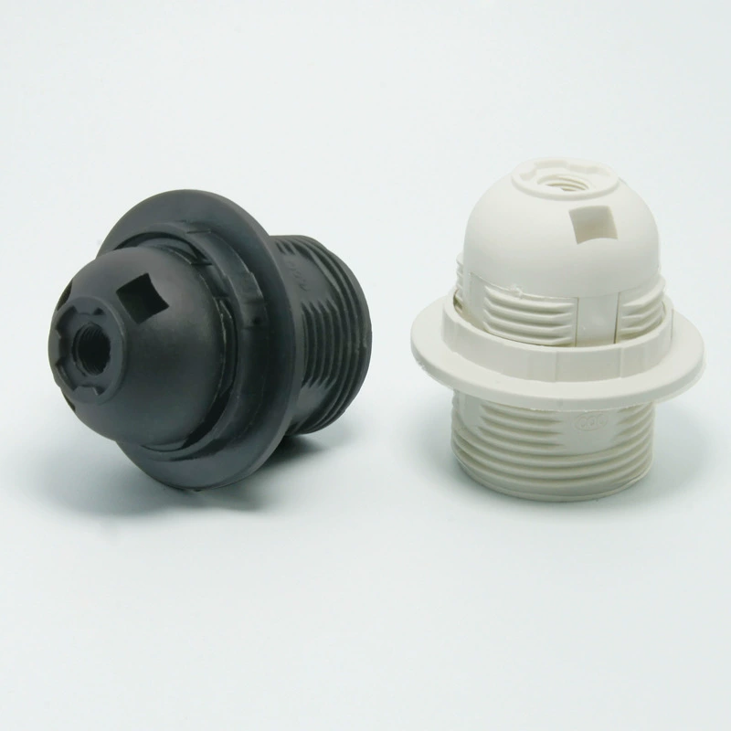[Factory Direct Sales] E27 card -type half -tooth lamp head card -type plastic lampstone plastic lamp CE VDE certification