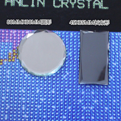 Factory processing Crystal glass Patch Cosmetic glass mirror Background wall decorate parts Sliding door Glass Chip