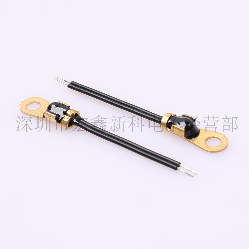 High Precision Ring with Fixed Hole Metal Wire Ear 5K 1%3%5% Accuracy B Value 3950 Temperature Sensor