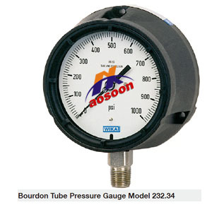 232.34 233.34 波登管压力表 WIKA压力表  德国WIKA原装压力表