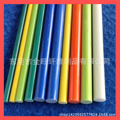 旗杆用玻璃纤维杆，耐腐蚀6.3mm玻璃纤维杆，高强度玻璃钢纤维杆