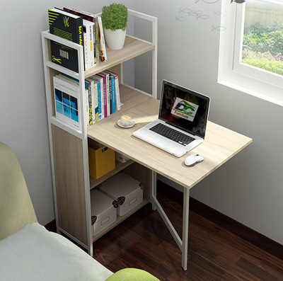 简易办公桌_厂家批发电脑桌家用折叠书桌床边组合收纳简易- 阿里巴巴