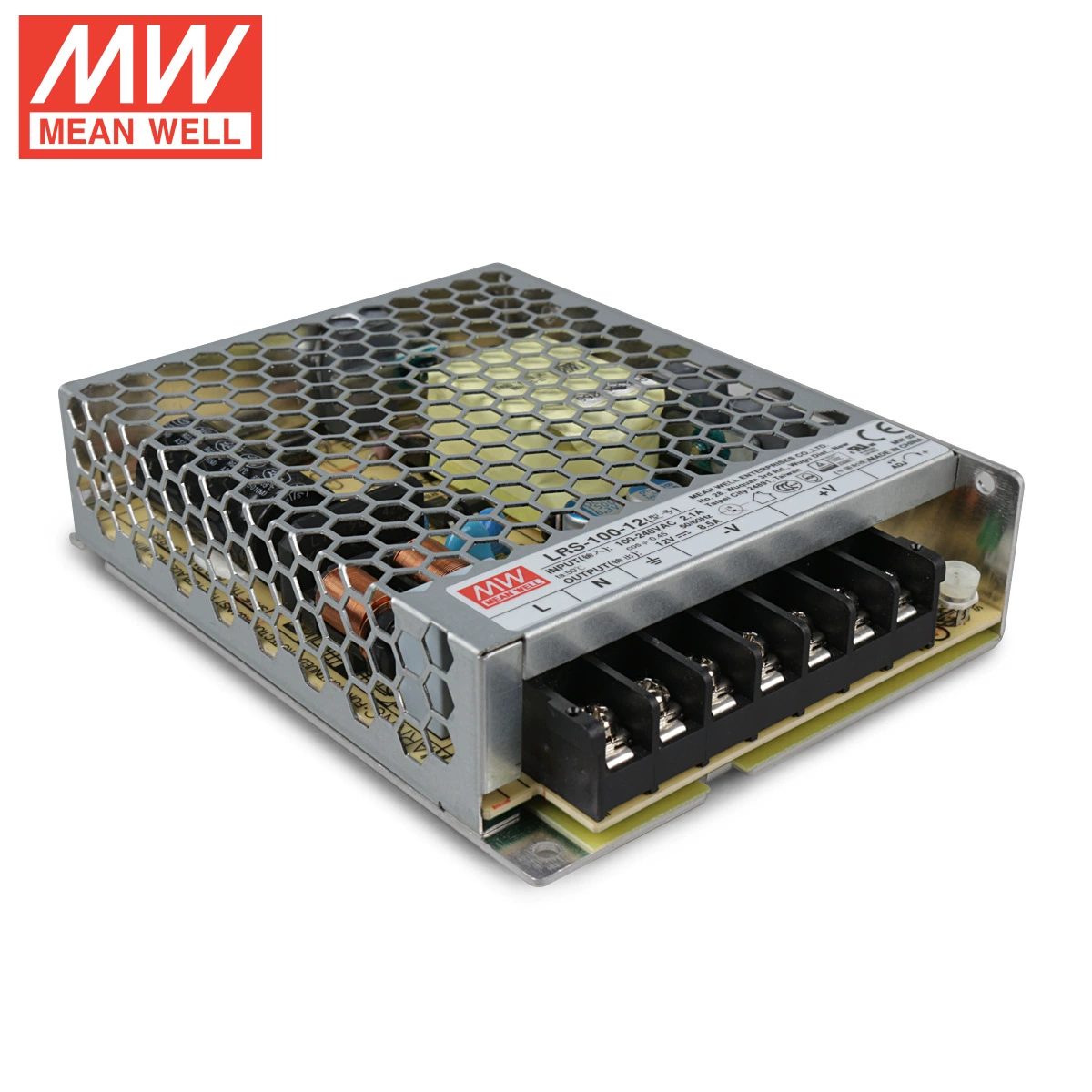 Оригинальный сетевой блок питания MEAN WELL из Тайваня LRS-100-12 100Вт DC 12В 8.5А