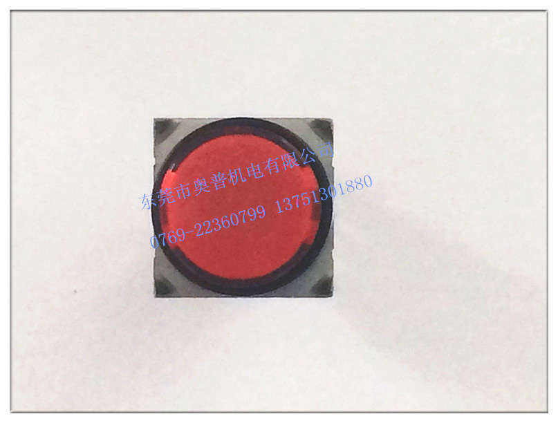 圆形自锁带灯按钮 AL6M-A14RC AL6M-A14YC 带灯按钮开关