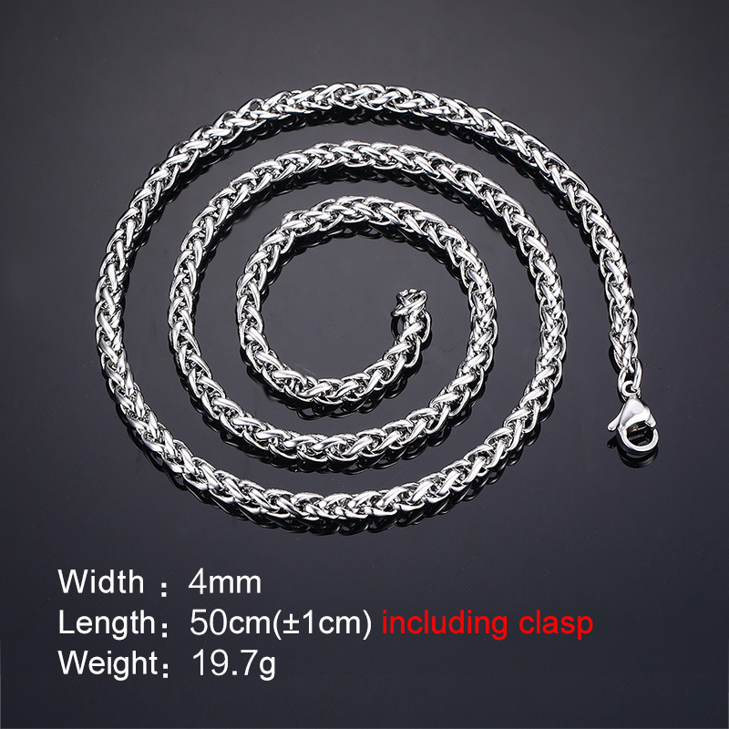Stainless Steel Simple Style Plating Geometric Layered Necklaces display picture 1