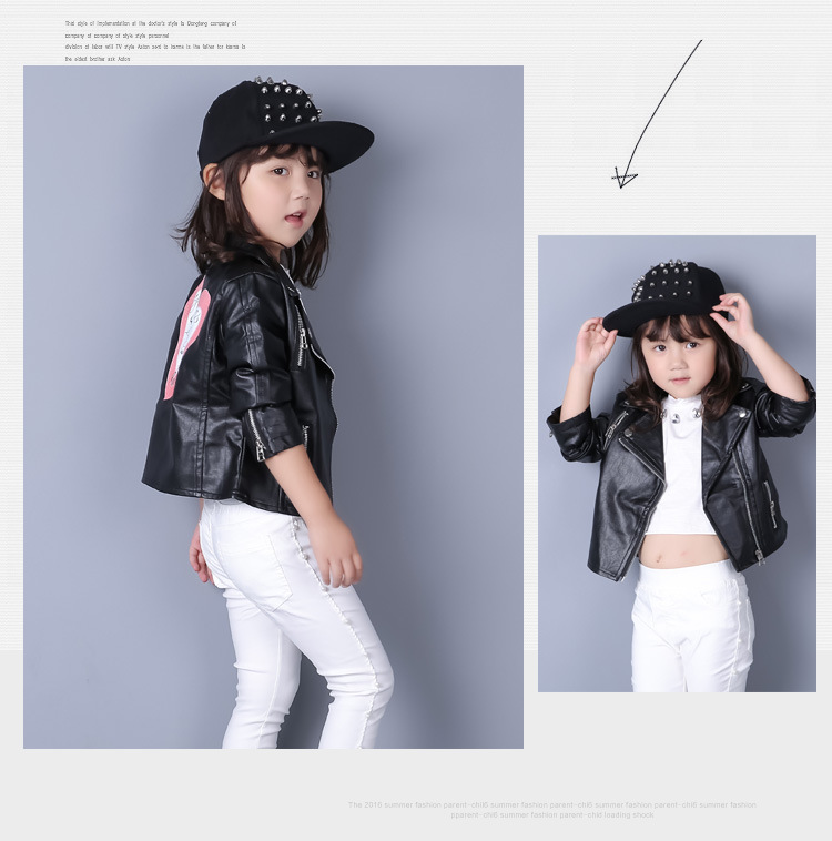 Veste enfant en cuir PU - Ref 2159682 Image 14