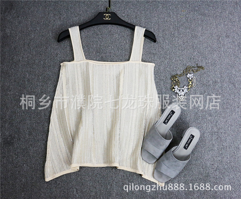 ASM 銀絲背心+OP裙 兩款 兩色