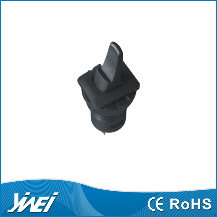 厂家供应全黑色6脚YIWEI商标钮子开关 YW2-502