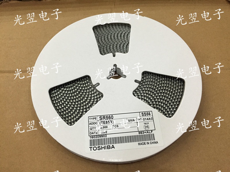 贴片肖特基二极管 SS56 SK56 SR560 SB560 5A 60V SMA