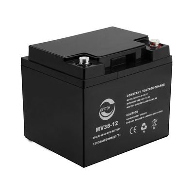 厂家批发 太阳能监控蓄电池 太阳能铅酸免维护电池12V38AH