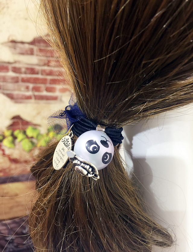 Cute Panda Hair Ring display picture 10