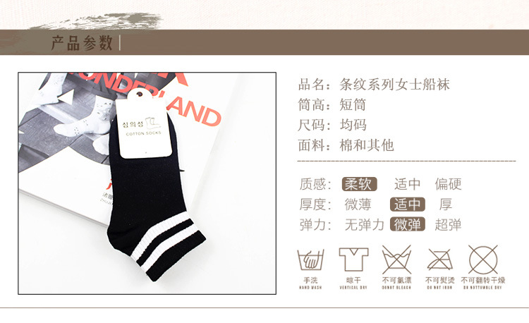 Fashion Ladies Pure Cotton Bumper Low Tube Short Socks Wholesale New Korean Boat Socks display picture 2