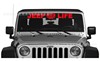 D-488 Foreign Trade Heat Selling Wrangler Cheronaki Freeman Hollow End and File Wind Glass Automotive Sticker