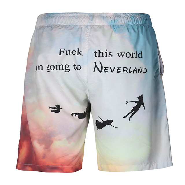 Men’s Fast-drying Men’s Printed Beach Trousers Summer 