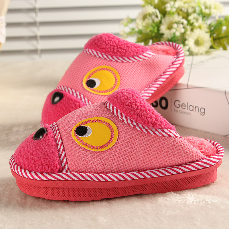 Pantoufles enfants en suède pour printemps - semelle plastique - Ref 1015986 Image 9