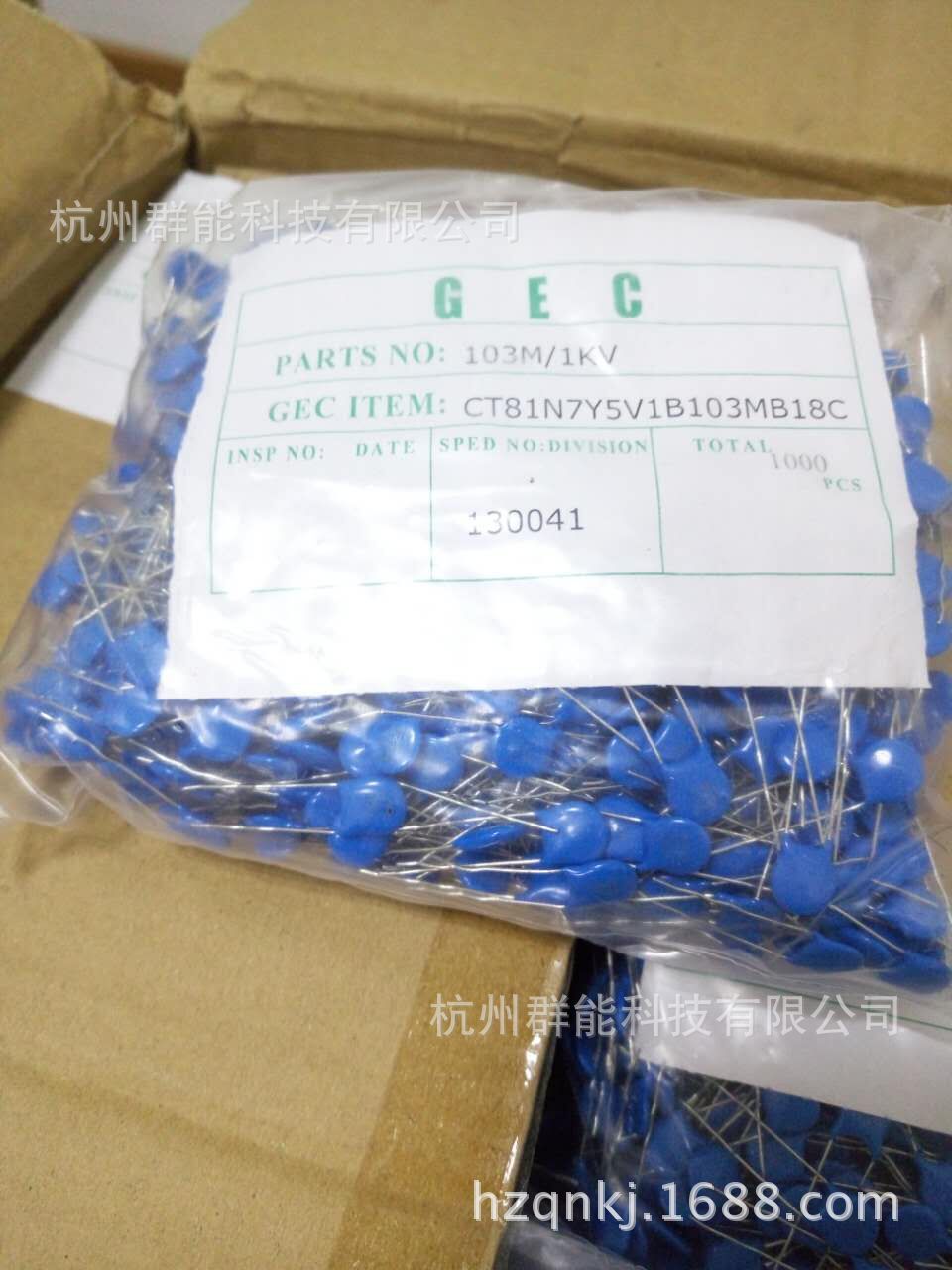 CT81高压瓷介电容B1KV101P Y5P/BN材质 素子4650