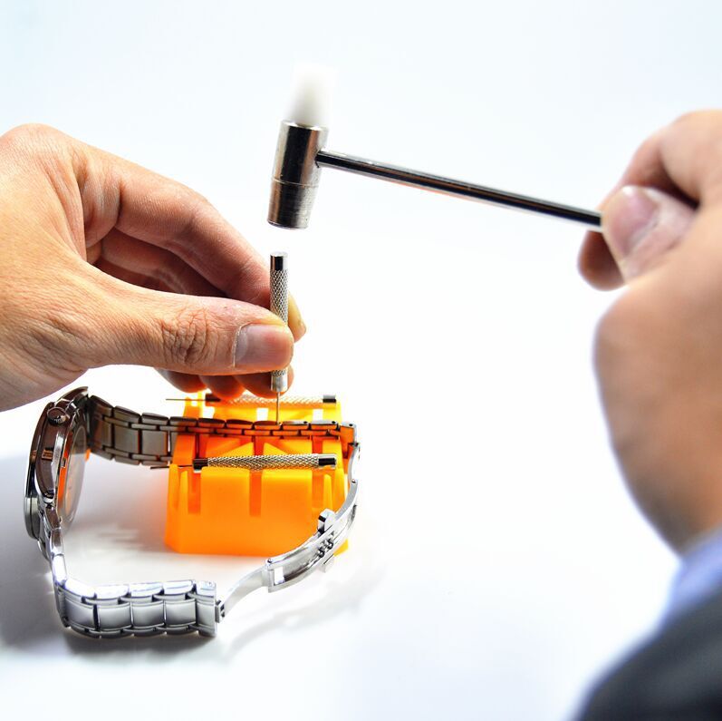 拆带座 冲针 榔头 小锤子 拆表带 钟表工具 拆带工具