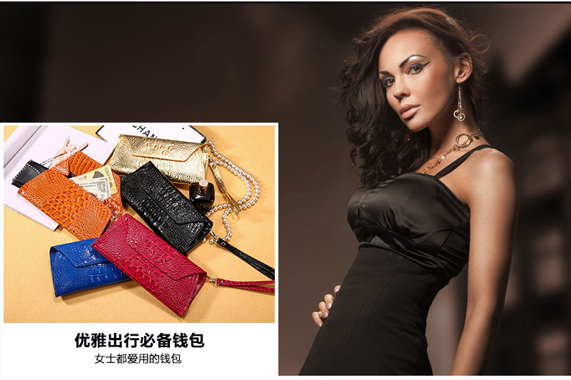 Creative New Pu Leather Fashion  Pattern Ladies Wallet Zipper Wallet Bag Wholesale Nihaojewelry display picture 20