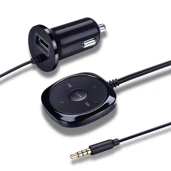 Car Bluetooth Hands-Free Mp3 Bluetooth Receiver Car Bluetooth Audio Receiver Supports Apple Siri