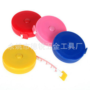 厂家直销 裁缝尺 钥匙扣迷你卷尺 礼品 创意 量衣皮尺定制logo 