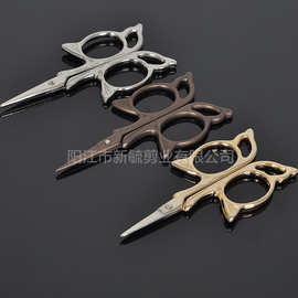 复古蝴蝶剪刀便携茶包刺绣手工不锈钢美容小剪多功能裁剪