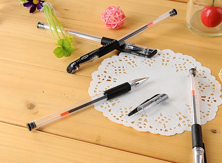 Geometric Pattern Creative Stationery Office Supplies Gel Pen Signature Pen 0.5 Black Pen